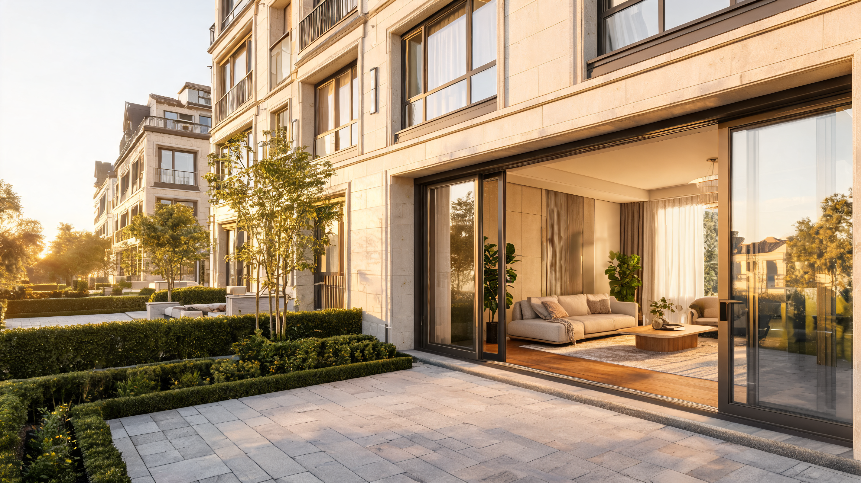 Imagine editorială fotorealistă pentru articolul „Ce impozit plătești când vinzi un apartament” — Legal & acte