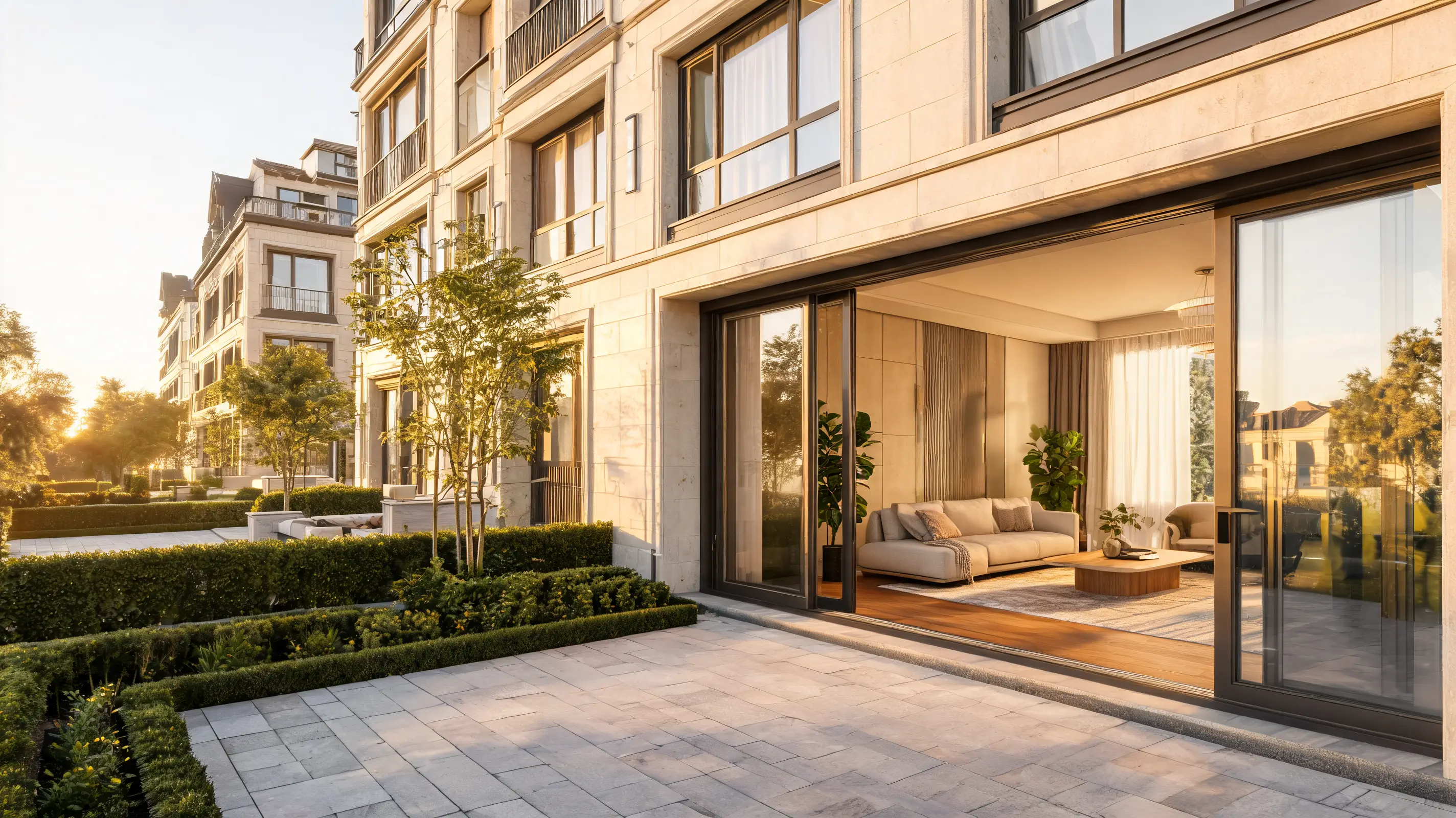 Imagine editorială fotorealistă pentru articolul „Ce impozit plătești când vinzi un apartament” — Legal & acte